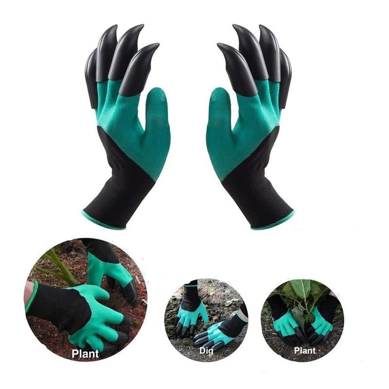 Jardible | Gants de Jardinage à Griffes ProGrip – Résistants & Respirants, Taille Universelle