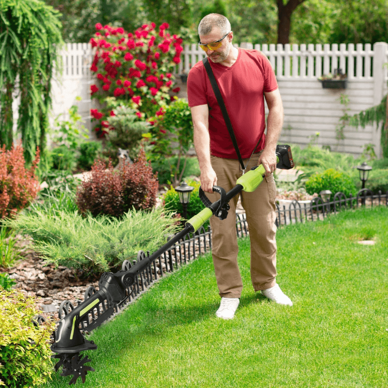 itoolmax 24V cordless garden tiller cultivator